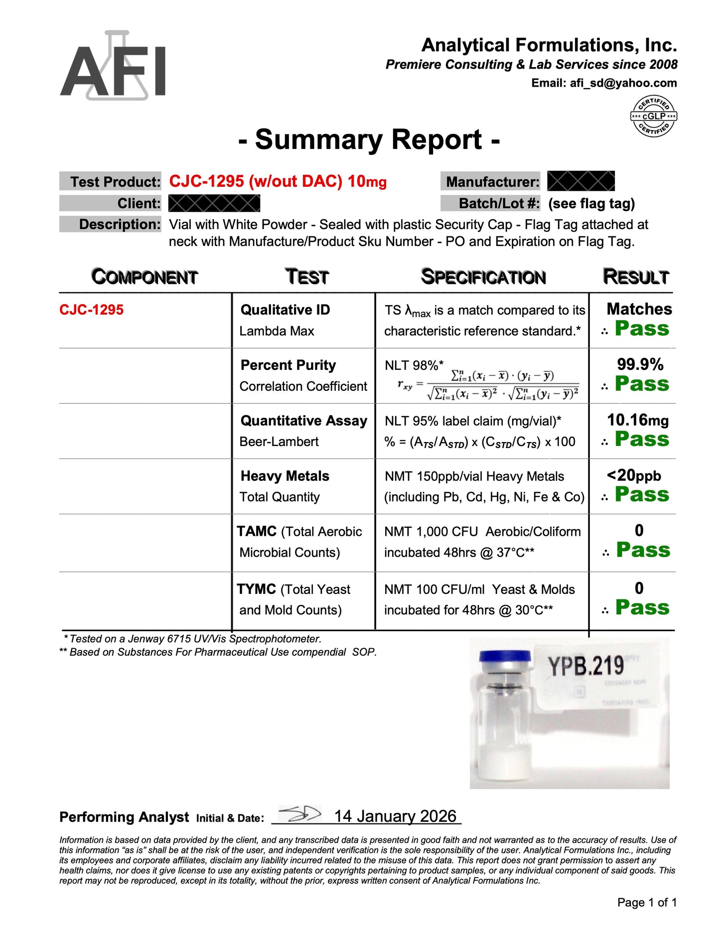 CJC-1295 No DAC 5mg + Ipamorelin 5mg