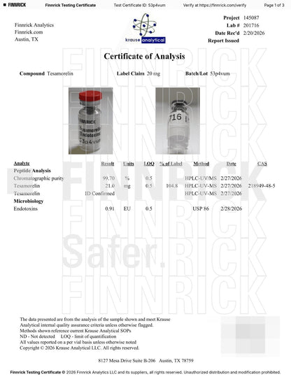 Tesamorelin